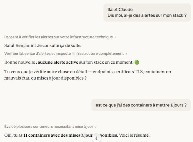 AI assistant — query your infrastructure in natural language